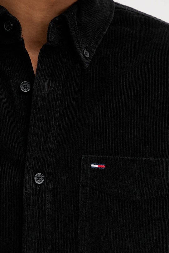 Tommy Jeans koszula sztruksowa DM0DM22021 czarny