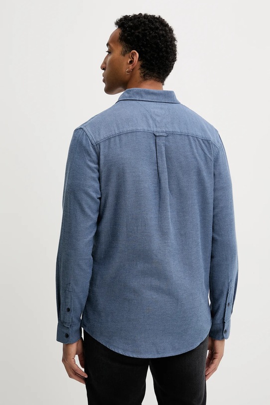 Одежда Хлопковая рубашка Tommy Jeans DM0DM22023 тёмно-синий