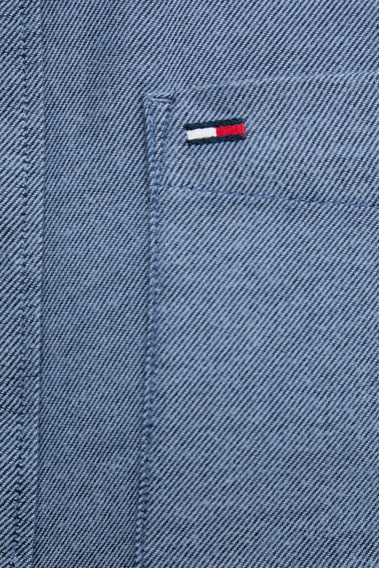 Хлопковая рубашка Tommy Jeans DM0DM22023 тёмно-синий