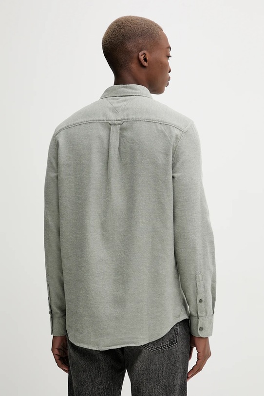 Îmbrăcăminte Tommy Jeans cămașă din bumbac DM0DM22023 verde