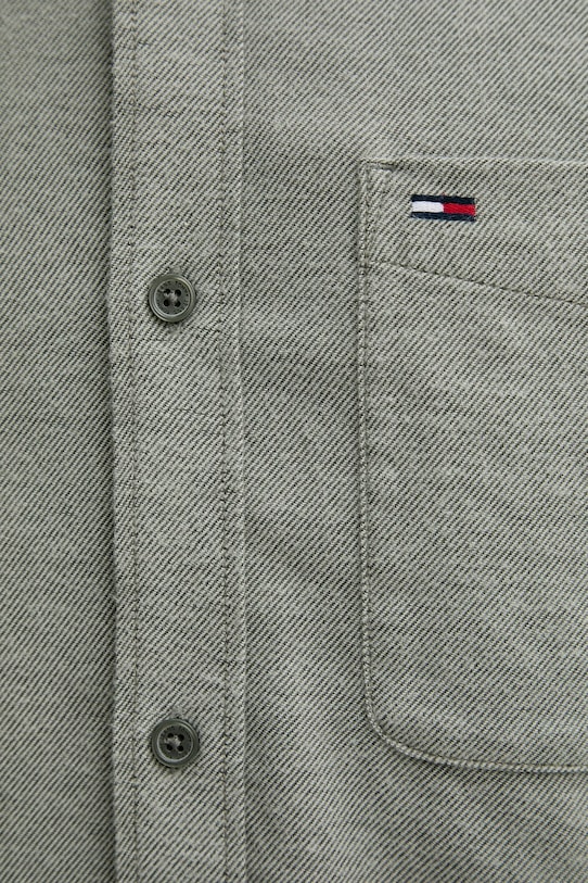 Tommy Jeans cămașă din bumbac DM0DM22023 verde
