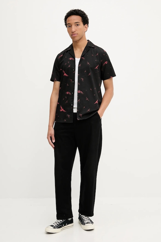 HUGO koszula bawełniana 50545328 czarny AW25