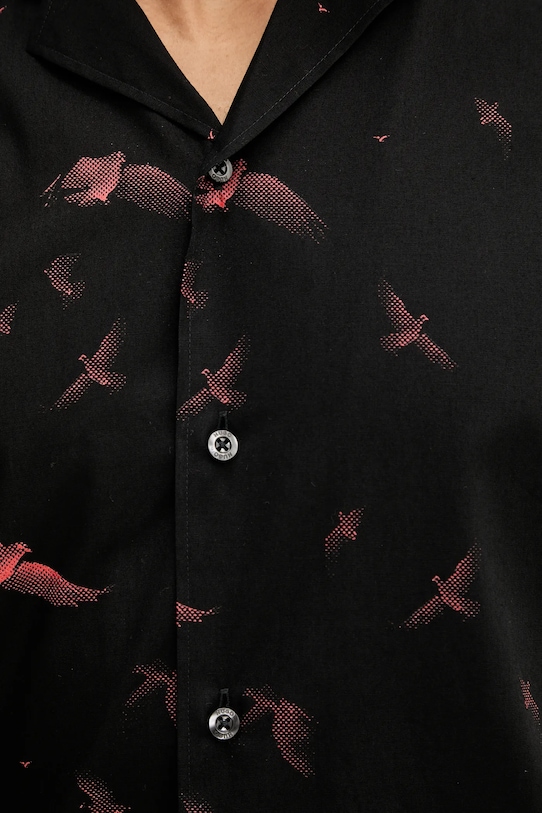 HUGO koszula bawełniana 50545328 czarny