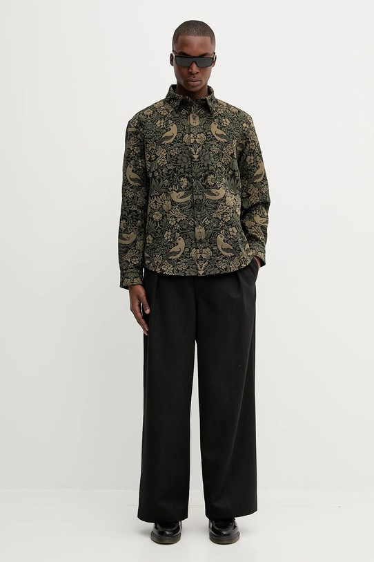HUGO cămașă 50545411 verde AW25