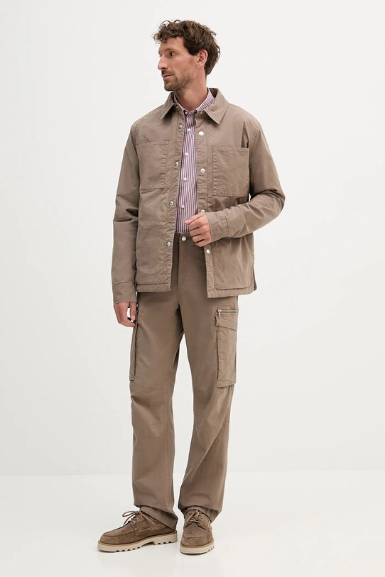 Michael Kors koszula CT5409THVA bordowy AW25