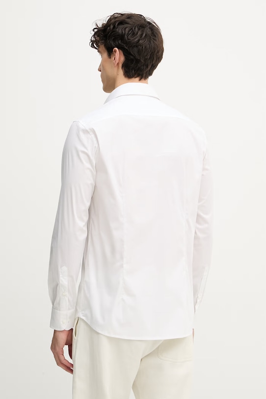 Ruházat United Colors of Benetton ing férfi 551MUQ049 fehér