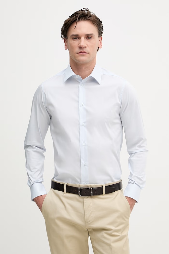 United Colors of Benetton košile pánská modrá 551MUQ049