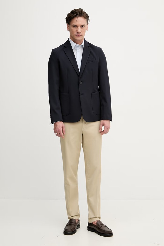 United Colors of Benetton košile pánská 551MUQ049 modrá SS26