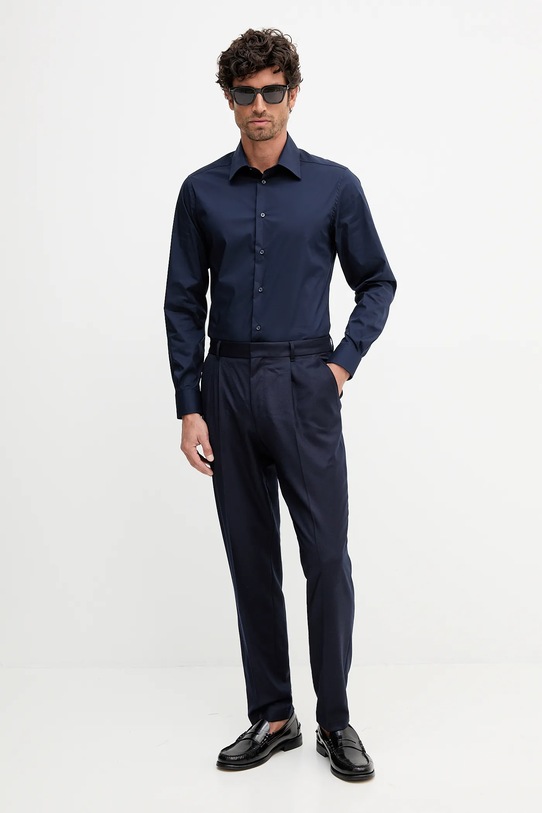 United Colors of Benetton koszula 551MUQ049 granatowy AW25