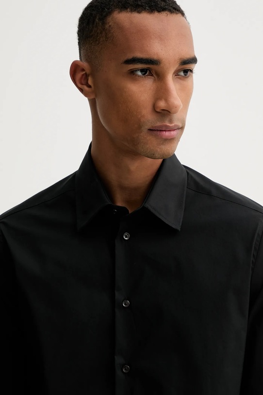 United Colors of Benetton cămașă negru 551MUQ049