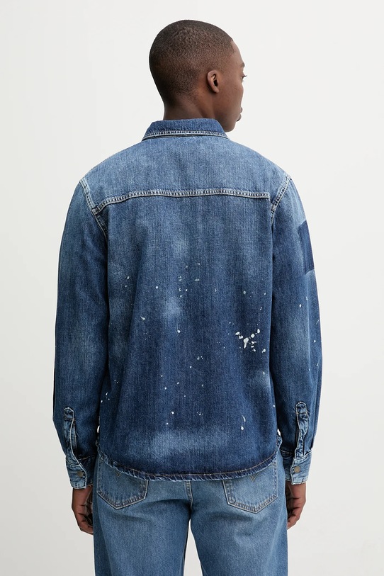 Odzież Guess Originals koszula jeansowa M5YH82.D5R01 niebieski