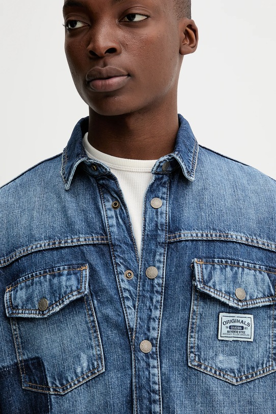 Guess Originals koszula jeansowa niebieski M5YH82.D5R01
