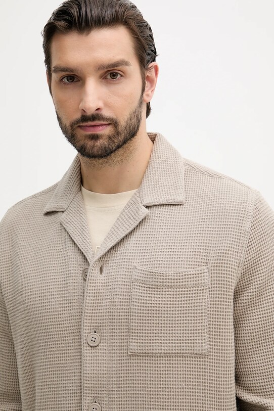 Barbour pamut ing SANDWOOD bézs MOS0416