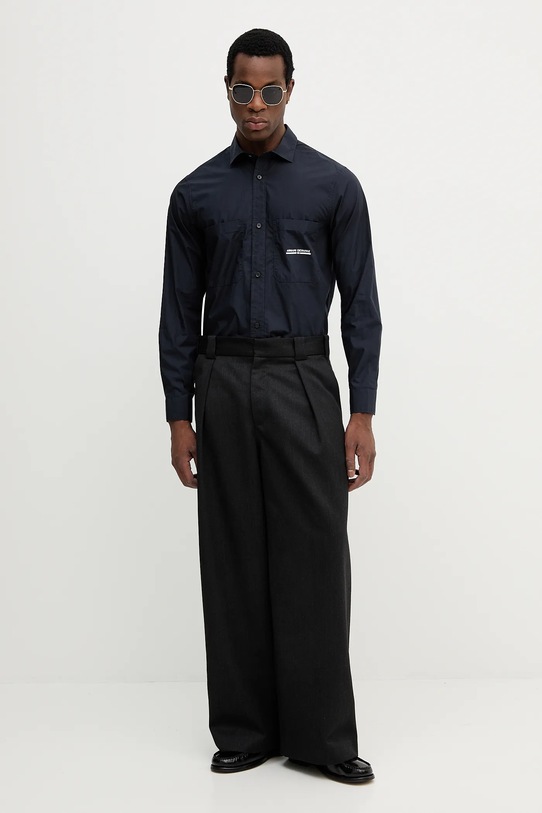 Armani Exchange koszula bawełniana XM000959.AF12994 granatowy AW25