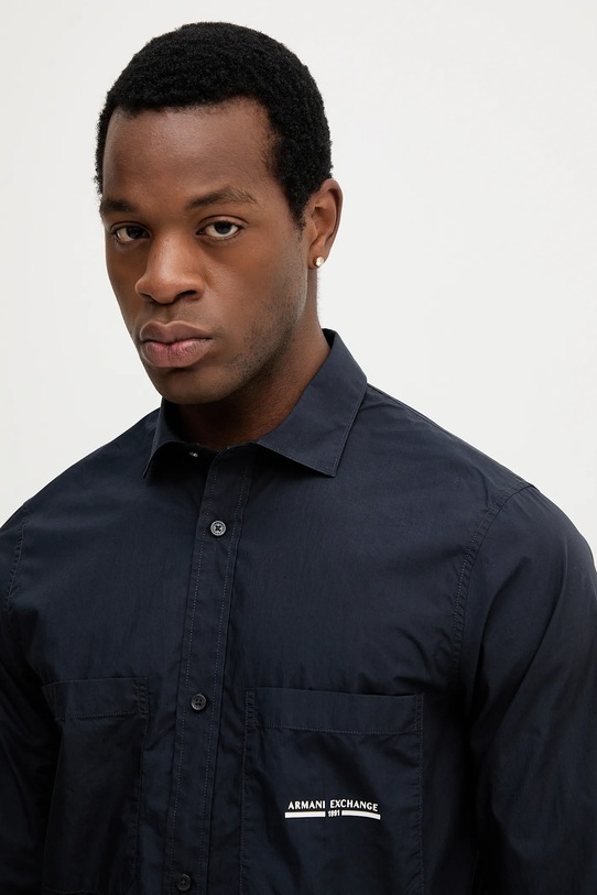 Armani Exchange koszula bawełniana granatowy XM000959.AF12994