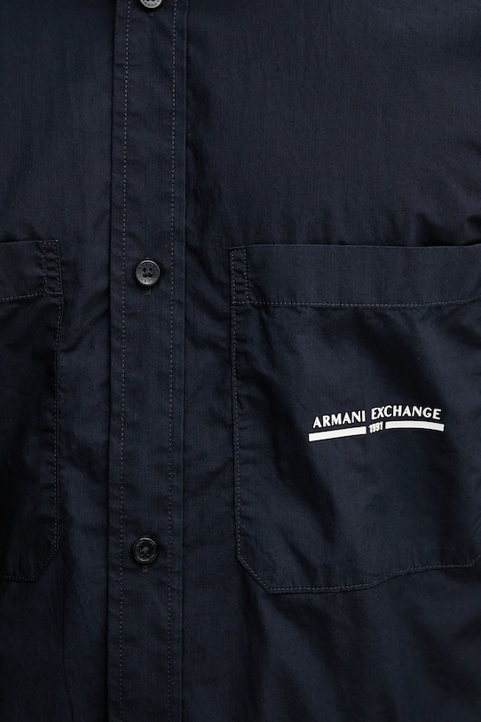 Armani Exchange koszula bawełniana XM000959.AF12994 granatowy