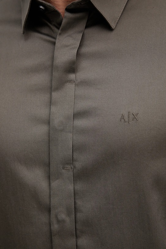 Armani Exchange koszula 8NZCBD.ZN10Z. brązowy