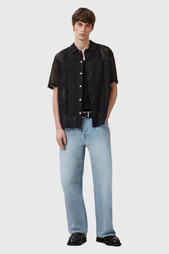 Košeľa AllSaints NETLEY M028SD