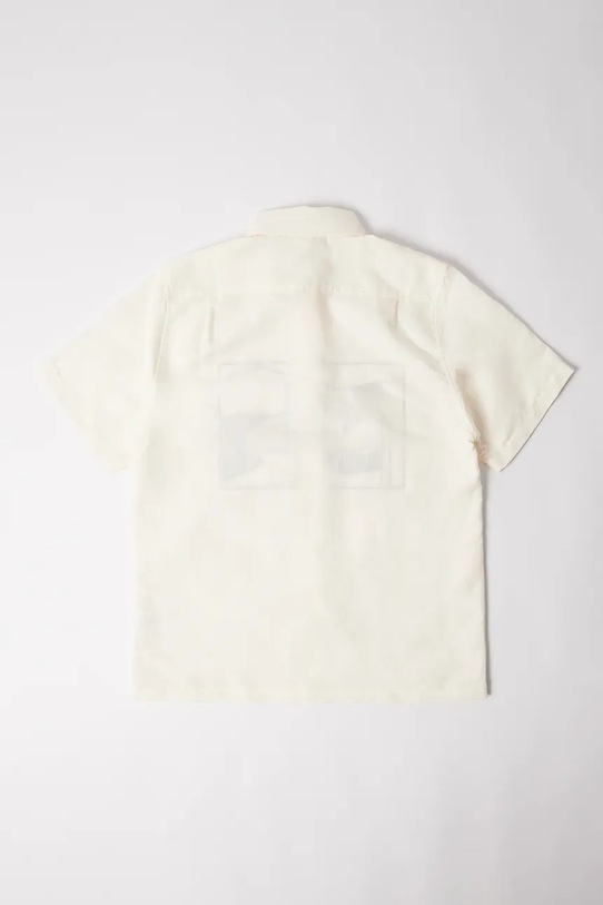 by Parra koszula z bawełną The dunes 54140 beżowy AW25