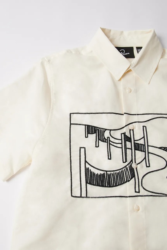 by Parra koszula z bawełną The dunes beżowy 54140