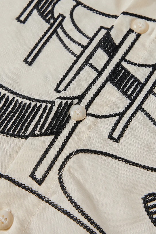 by Parra koszula z bawełną The dunes 54140