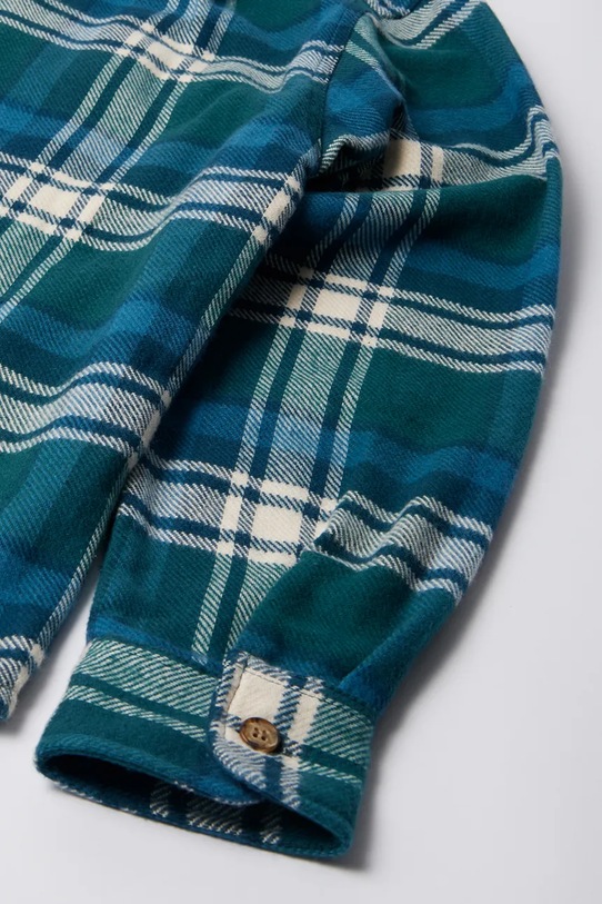 by Parra koszula bawełniana Crow flanel 54330.