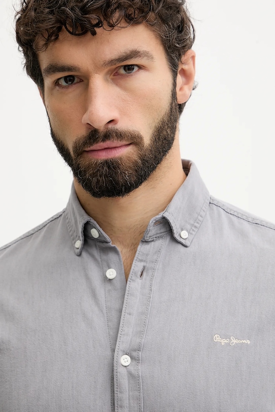 Pepe Jeans koszula szary PM3090018C0