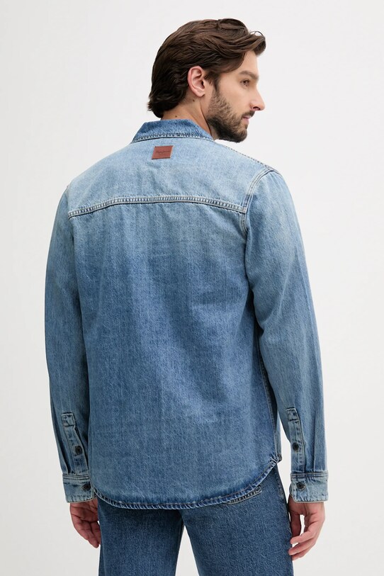 Îmbrăcăminte Pepe Jeans cămașă jeans PM309081 albastru