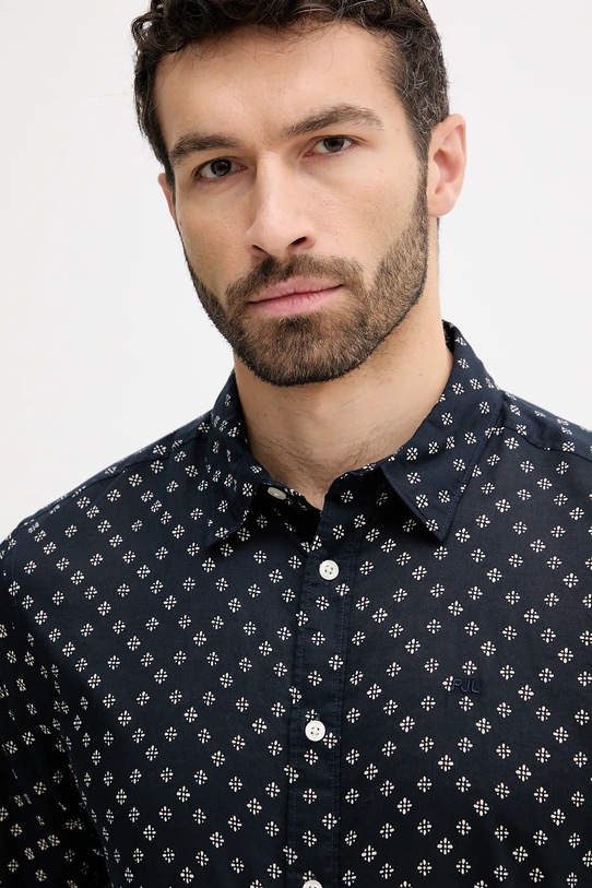 Pepe Jeans koszula bawełniana granatowy PM309093