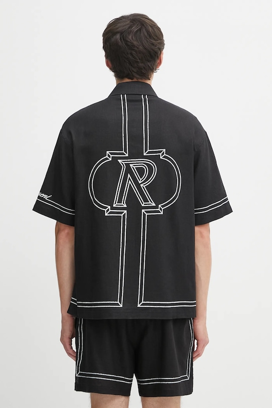 Košulja Represent Border Shirt regular crna MLM100298