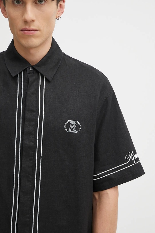 Риза Represent Border Shirt черен MLM100298