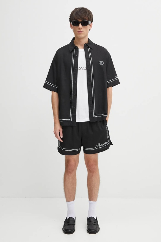 Риза Represent Border Shirt MLM100298 черен