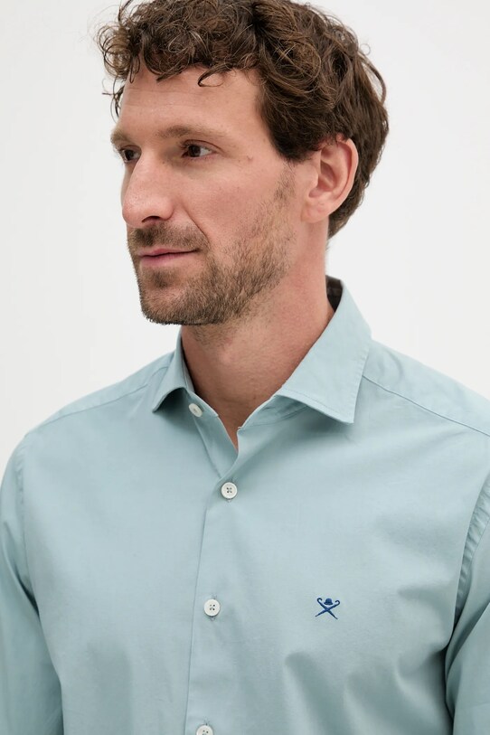 Hackett London koszula szary HM3010359