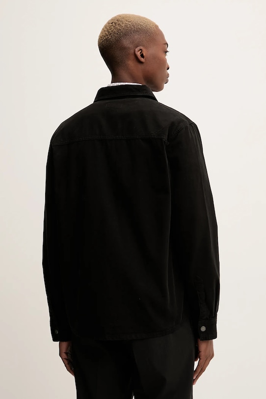 Одежда Джинсовая рубашка Guess Jeans M5YH66.WHFR1 чёрный