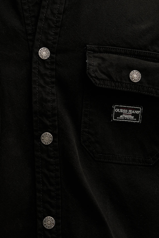 Джинсовая рубашка Guess Jeans M5YH66.WHFR1 чёрный