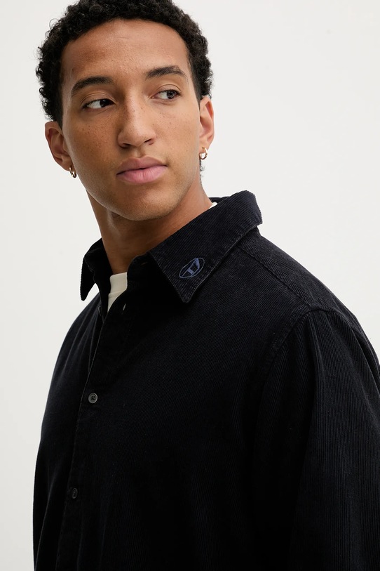 Вельветова сорочка Diesel S-SIMPLY-AJFQ темно-синій A19384.0AJFQ