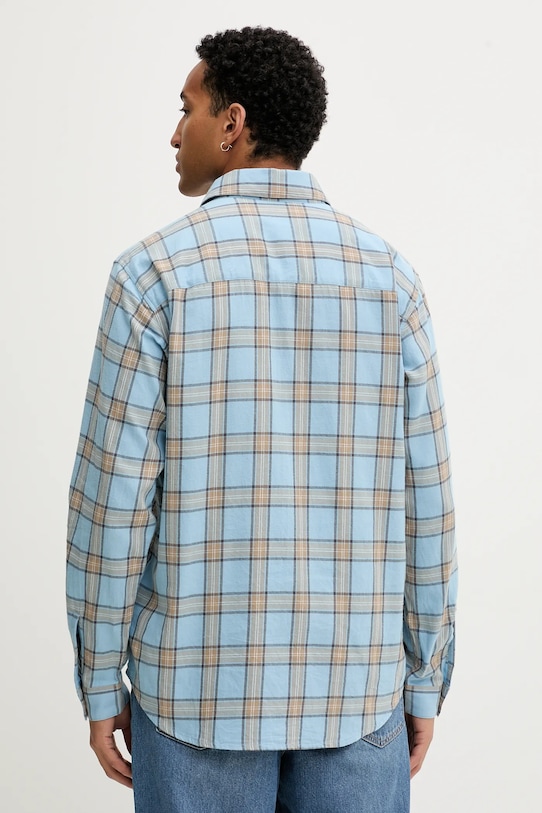 Одяг Бавовняна сорочка Diesel S-SIMPLY-AJFI A19445.0AJFI блакитний