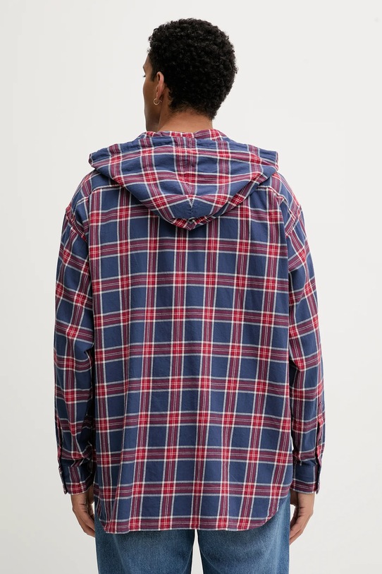 Одяг Бавовняна сорочка Diesel S-DEWNY-HOOD-AJFI A19446.0AJFI темно-синій