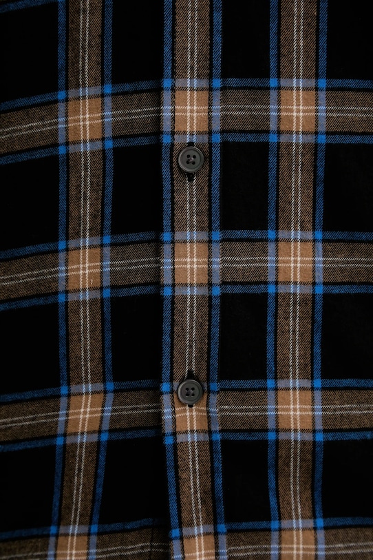 Βαμβακερό πουκάμισο Diesel S-DEWNY-HOOD-AJFI μαύρο A19446.0AJFI