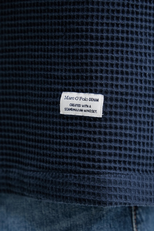 Marc O'Polo koszula bawełniana 5000006546 granatowy