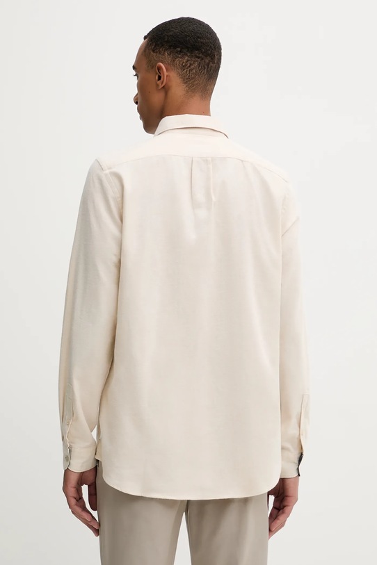 Oblečení Vlněná košile PS Paul Smith M2R.687U.T22487 béžová