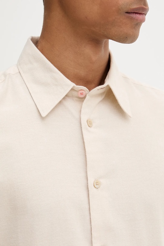 Vlněná košile PS Paul Smith M2R.687U.T22487 béžová