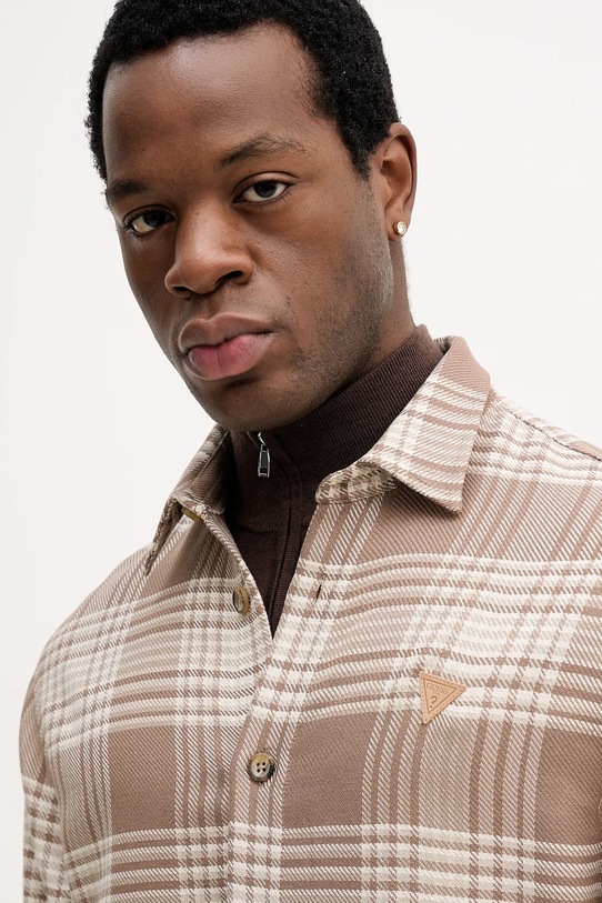 Košile Guess béžová M5BH24.W1951