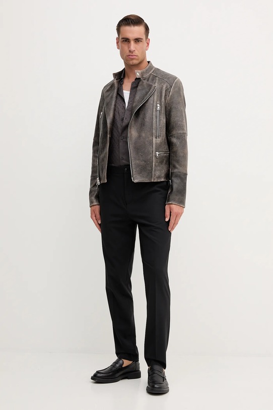 Бавовняна сорочка Armani Exchange XM001142.AF13131 сірий AW25