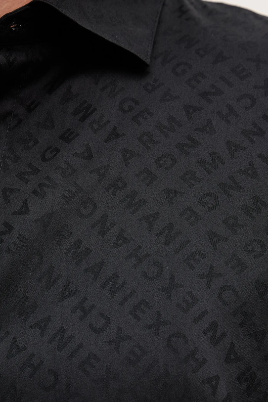 Bavlnená košeľa Armani Exchange XM001142.AF13131 čierna