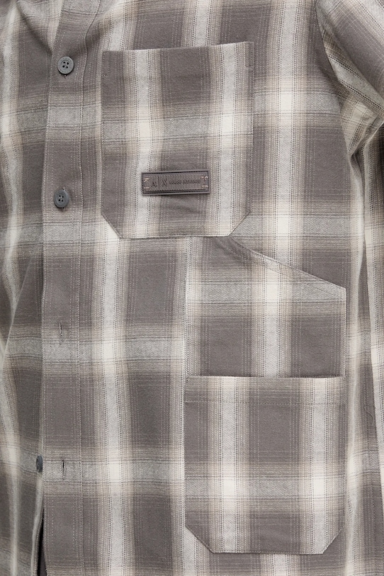 Armani Exchange koszula bawełniana XM001149.AF16626 szary