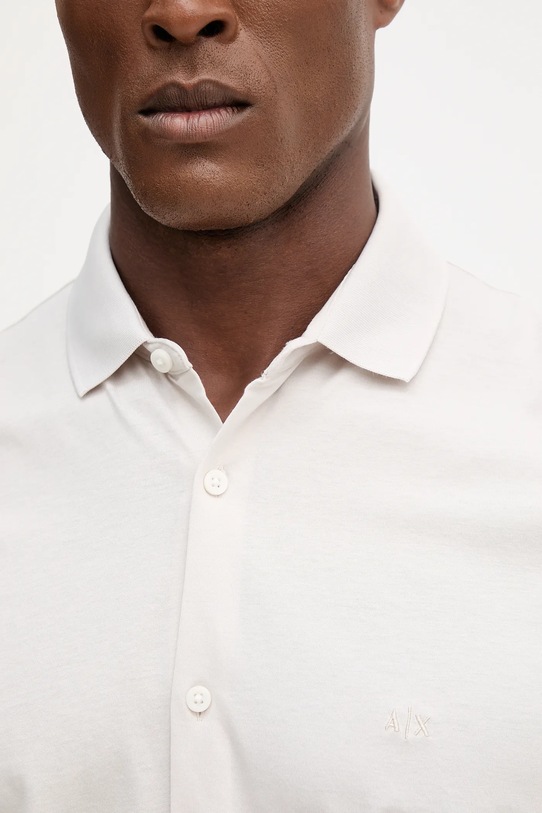 Armani Exchange koszula bawełniana XM001370.AF10364 beżowy