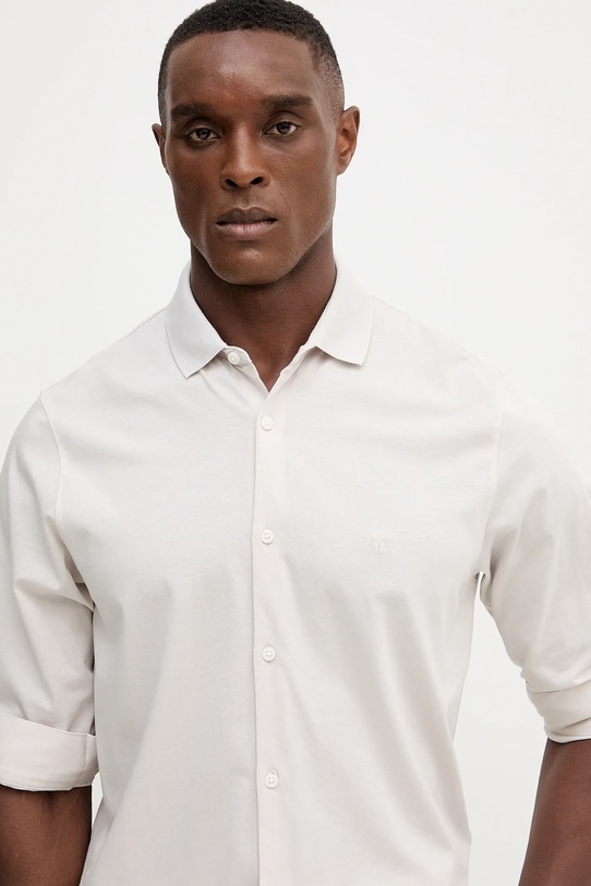 Armani Exchange koszula bawełniana szary XM001370.AF10364