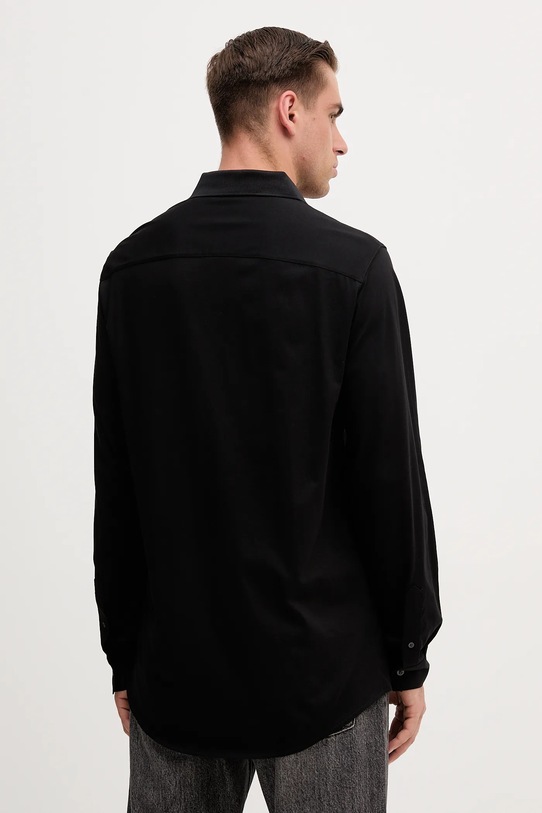 Îmbrăcăminte Armani Exchange cămașă din bumbac XM001370.AF10364 negru
