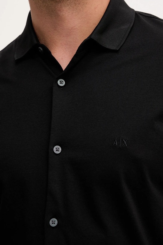 Armani Exchange cămașă din bumbac XM001370.AF10364 negru